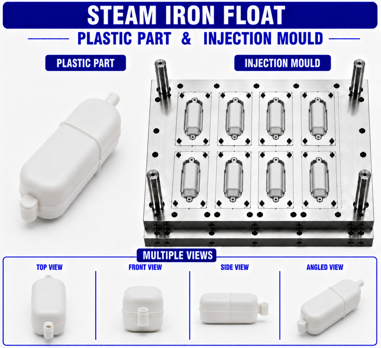 Steam Iron Plastic Float Mould and Moulding Service